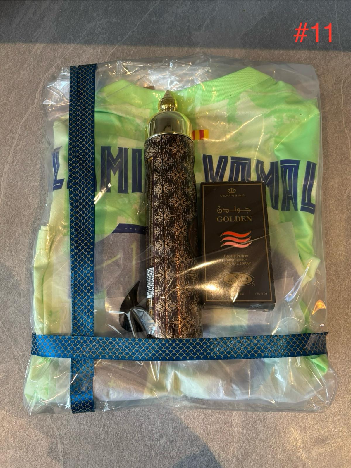 #11 Pakket - Voetbalshirt Lamine Yamal, parfum roller en huisparfum