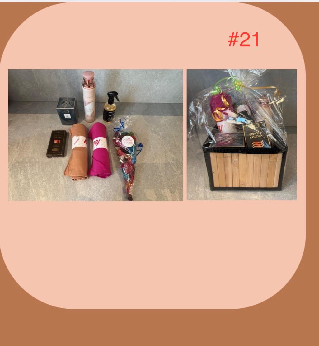 #21 Pakket - Hijab, parfum, huisparfum, parfumroller en Snoep