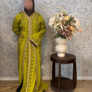 #23 Marokkanse Kaftan lichtgroen!