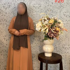 #26 Luxe Abaya zalm