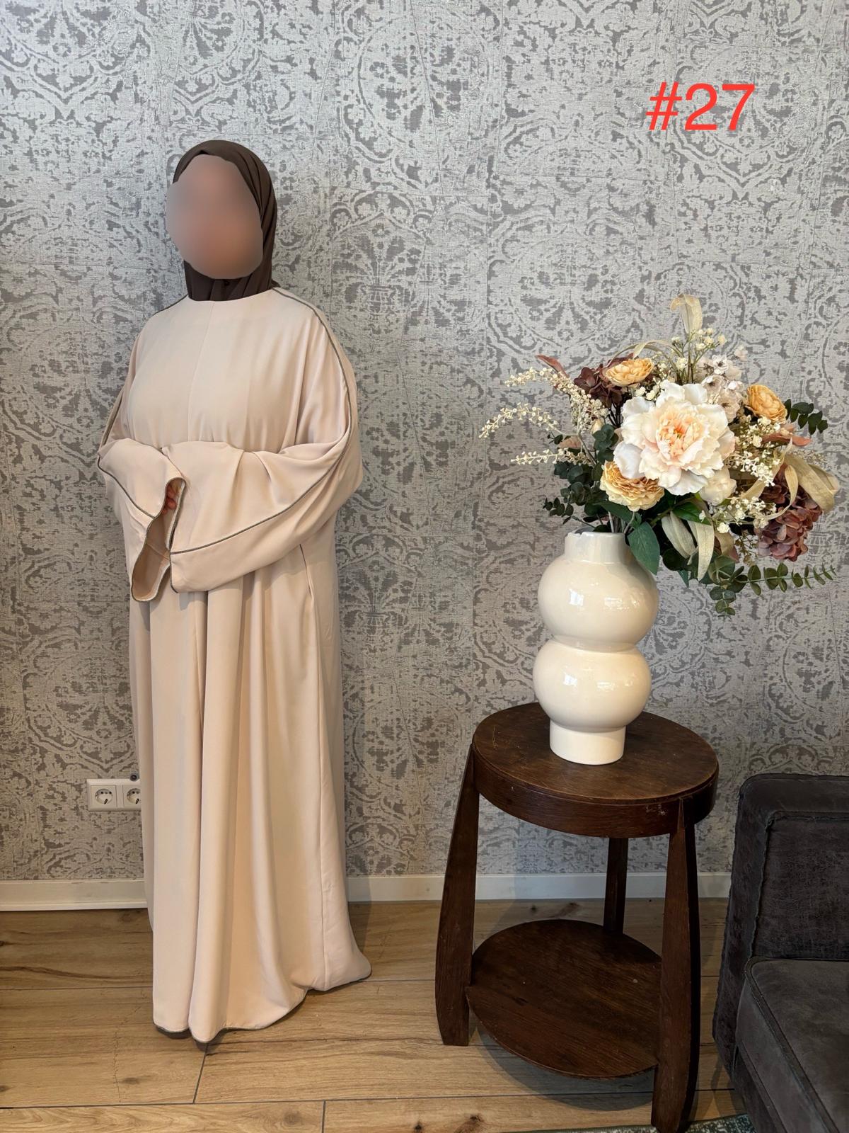 #27 Luxe Abaya beige!