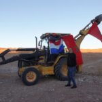 De reis is begonnen: de eerste paal!