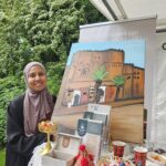 Bilal Sisters.. markt bij de moskee